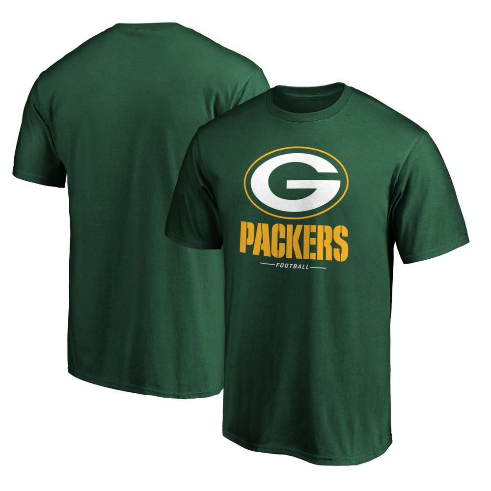 Green Bay Packers Team Lockup T-Shirt Green | NFL