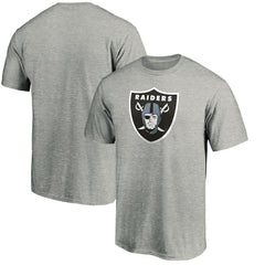 Las Vegas Raiders Primary Logo T-Shirt Heather Gray | Fanatics
