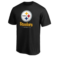 Pittsburgh Steelers Team Lockup T-Shirt Black | NFL