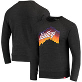 Phoenix Suns Sportiqe Harmon Raglan Tri-Blend Pullover Sweatshirt Heathered Black - NBA
