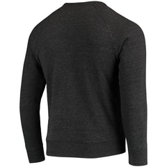 Phoenix Suns Sportiqe Harmon Raglan Tri-Blend Pullover Sweatshirt Heathered Black - NBA