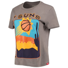 Phoenix Suns Sportiqe Women's Street Capsule Arcadia T-Shirt Charcoal - NBA