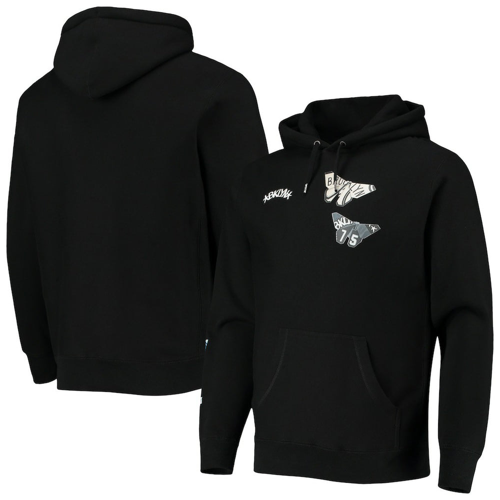 Brooklyn Nets NBA x Sue Tsai Pullover Hoodie Black - NBA
