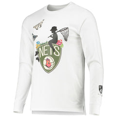 Brooklyn Nets Sue Tsai Long Sleeve T-Shirt White - NBA
