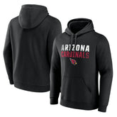 Arizona Cardinals Fade Out Fitted Pullover Hoodie Black | NFL