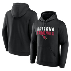 Arizona Cardinals Fade Out Fitted Pullover Hoodie Black | NFL