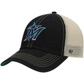 Miami Marlins '47 Trawler Clean Up Trucker Snapback Hat - MLB