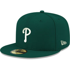Philadelphia Phillies New Era White Logo 59FIFTY Fitted Hat - MLB