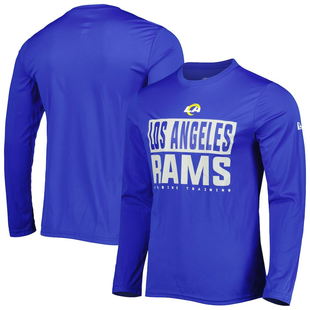 Los Angeles Rams New Era Combine Authentic Offsides Long Sleeve T-Shirt Royal | NFL