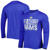 Los Angeles Rams New Era Combine Authentic Offsides Long Sleeve T-Shirt Royal | NFL