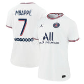 Kylian Mbappé Paris Saint-Germain Jordan Brand Women's 2021/22 Fourth Replica Jersey White | Jordan Online