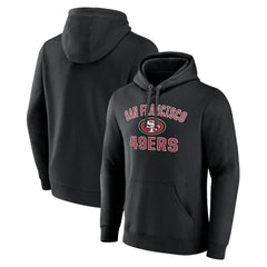 San Francisco 49ers Victory Arch Team Fitted Pullover Hoodie Black | NFL