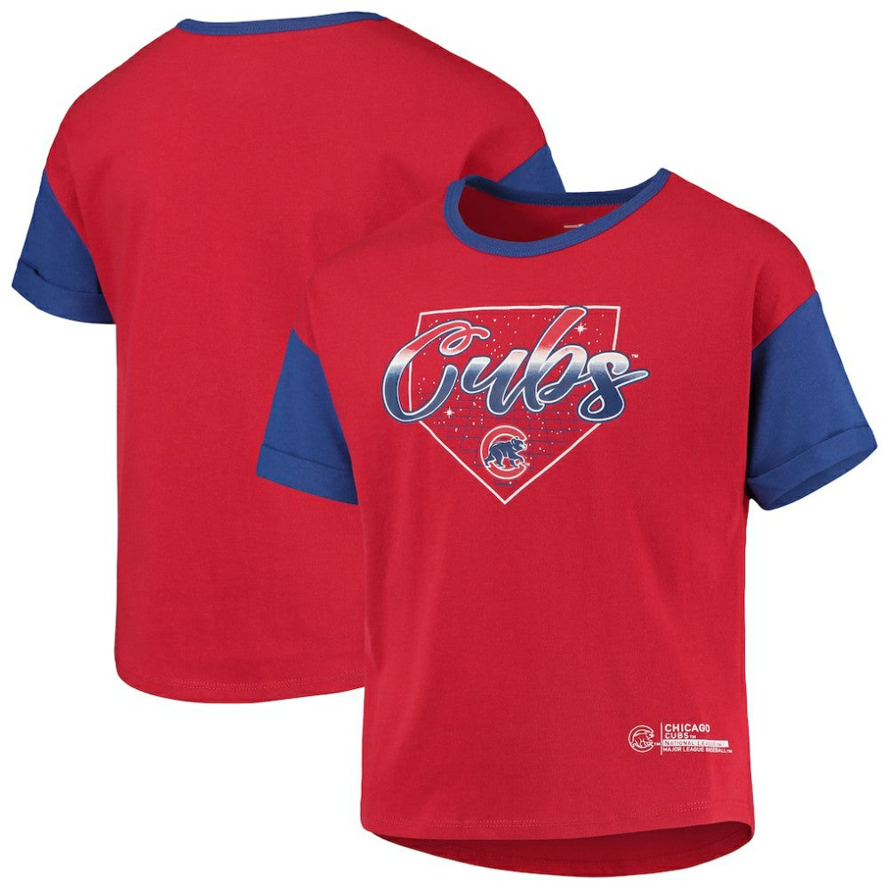 Chicago Cubs Girls Youth Bleachers T-Shirt - MLB