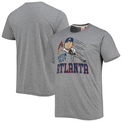 Austin Riley Atlanta Braves Homage Caricature Tri-Blend T-Shirt - MLB