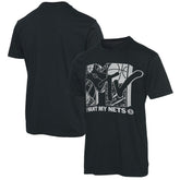 Brooklyn Nets Junk Food NBA x MTV I Want My T-Shirt Black - NBA