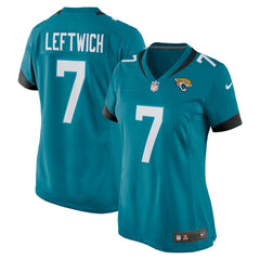 Byron Leftwich Jacksonville Jaguars Women's Retired Player Game Jersey Teal | Nike for Sale