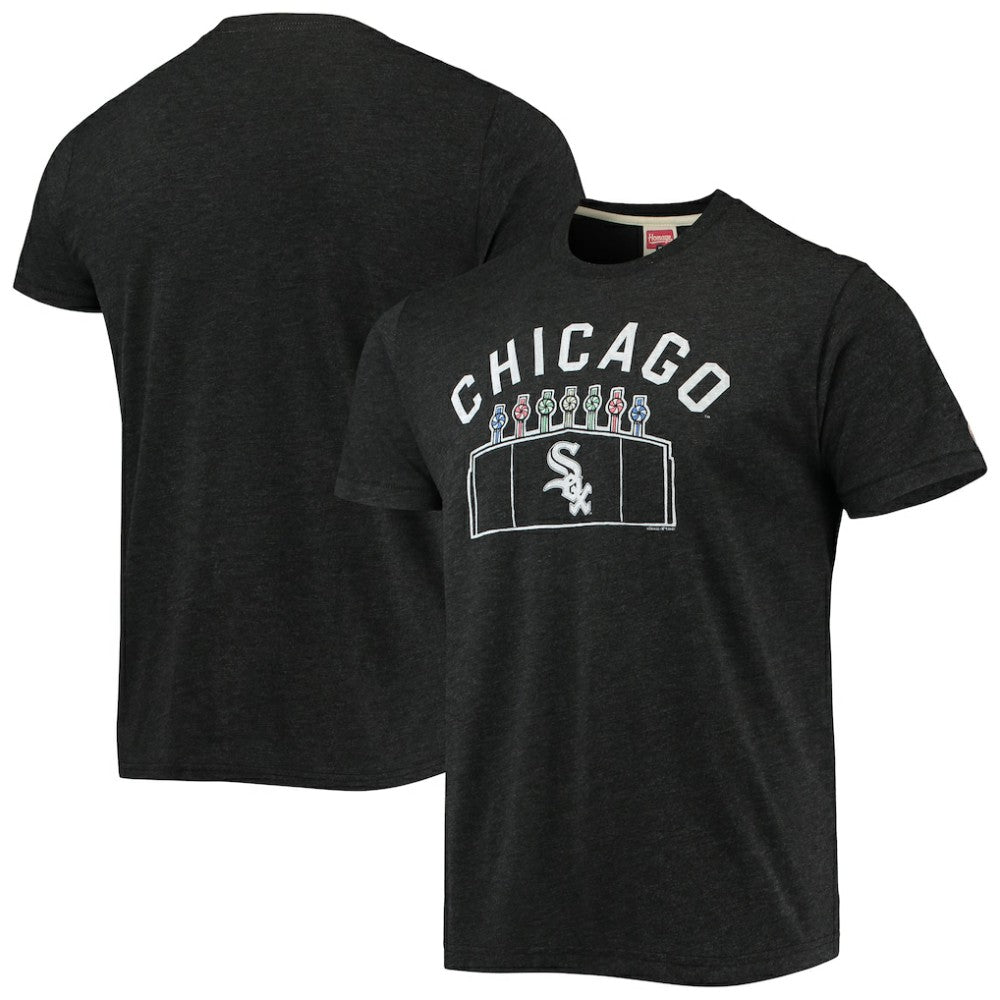 Chicago White Sox Homage Team Hyper Local Tri-Blend T-Shirt - MLB