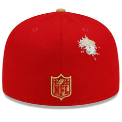 San Francisco 49ers New Era NFL x Staple Collection 59FIFTY Fitted Hat Scarlet/Gold | NFL