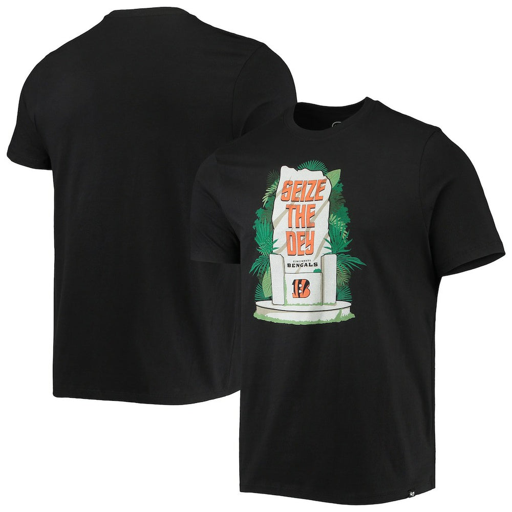 Cincinnati Bengals '47 Logo Super Rival T-Shirt Black | 47 brand