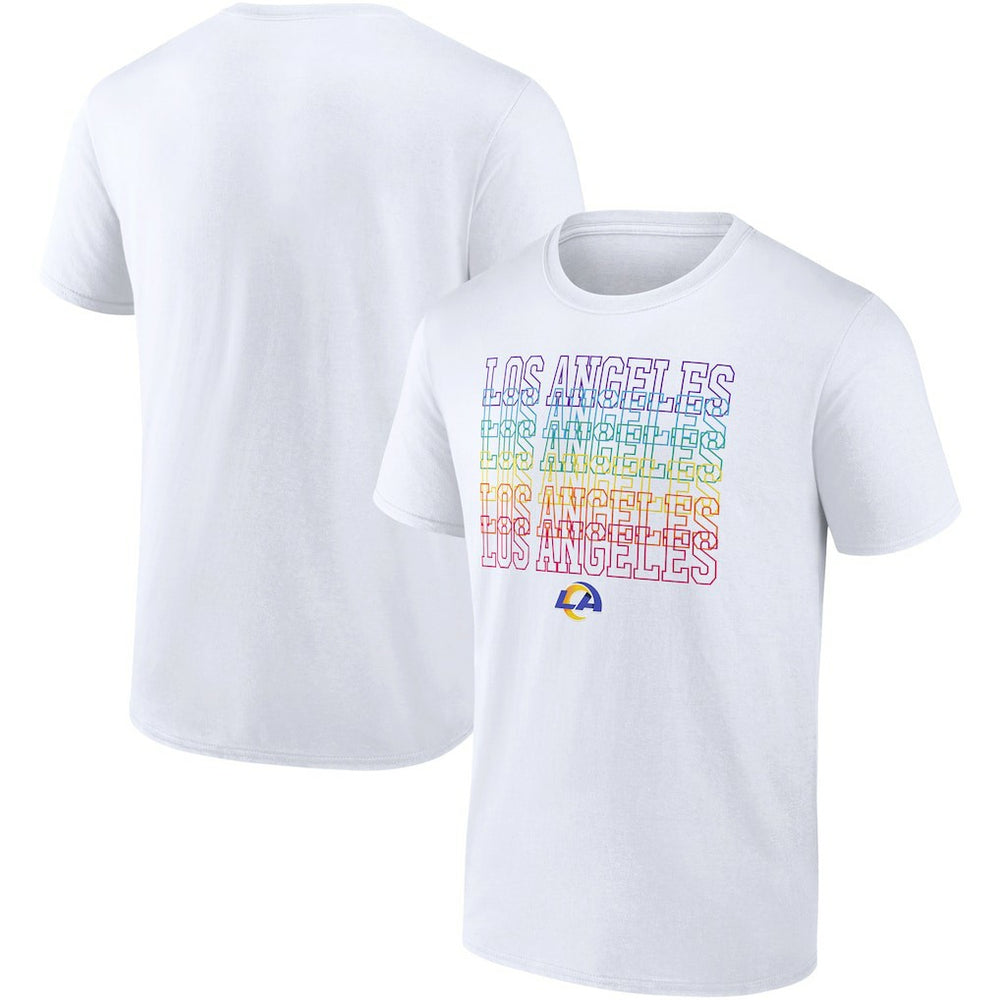 Los Angeles Rams City Pride Team T-Shirt White | Fanatics