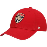 Florida Panthers '47 Logo Clean Up Adjustable Hat - Red - NHL