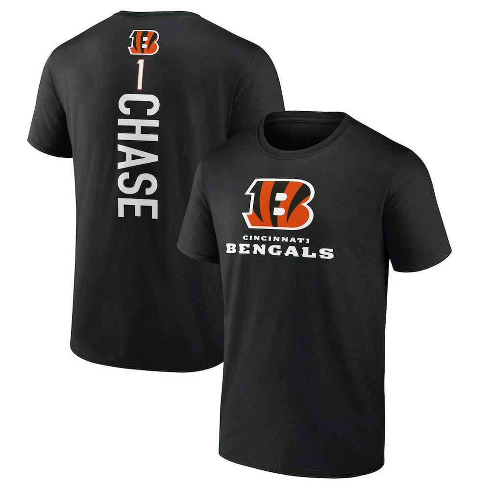 Ja'Marr Chase Cincinnati Bengals Playmaker T-Shirt Black | NFL