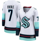 Jordan Eberle Seattle Kraken Fanatics Women's Away Breakaway Jersey - White - NHL