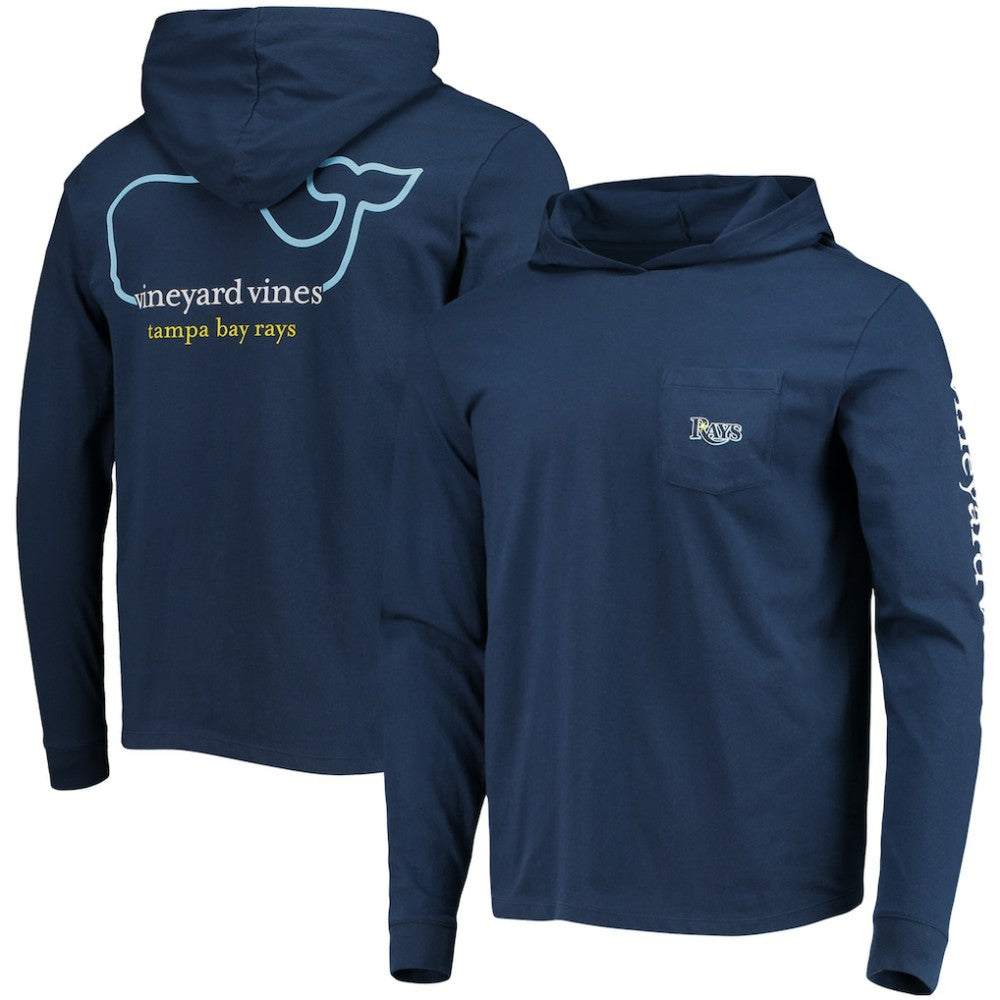 Tampa Bay Rays Vineyard Vines Long Sleeve Hoodie T-Shirt - MLB