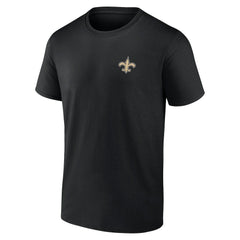 New Orleans Saints Number One Dad T-Shirt Black | NFL