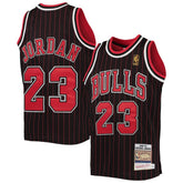 Michael Jordan Chicago Bulls Youth 1996-97 Hardwood Classics Authentic Jersey Black/Red - NBA