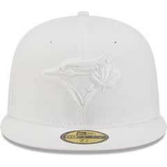 Toronto Blue Jays New Era White on White 59FIFTY Fitted Hat Hats - MLB