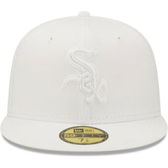 Chicago White Sox New Era White on White 59FIFTY Fitted Hat Hats - MLB