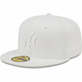 New York Yankees New Era White on White 59FIFTY Fitted Hat Hats - MLB