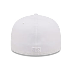 Tampa Bay Rays New Era White on White 59FIFTY Fitted Hat Hats - MLB
