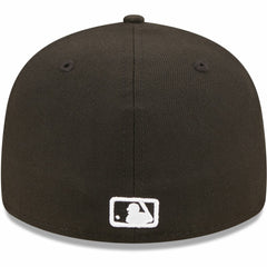 Milwaukee Brewers New Era Black & White Low Profile 59FIFTY Fitted Hat Hats - MLB