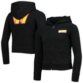 Washington Commanders New Era Girls Youth Full-Zip Hoodie Black | NFL