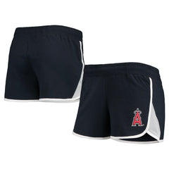 Los Angeles Angels New Era Women's Stretch French Terry Shorts - MLB