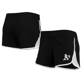 Athletics New Era Women's Stretch French Terry Shorts - MLB