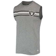 Las Vegas Raiders New Era Brushed Sleeveless Tank Top Heathered Gray | NFL