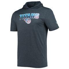 Tennessee Titans New Era Team Brushed Hoodie T-Shirt Heathered Navy | NFL