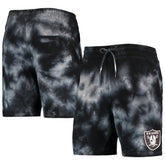 Las Vegas Raiders New Era Tie-Dye Shorts Black | NFL