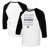 Texas Rangers Tiny Turnip Women's Stacked 3/4-Sleeve Raglan T-Shirt - MLB