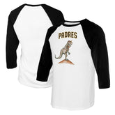 San Diego Padres Tiny Turnip Youth TT Rex Raglan 3/4 Sleeve T-Shirt - MLB