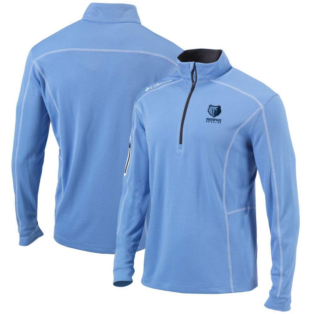 Memphis Grizzlies Shotgun Omni-Wick Quarter-Zip Pullover Jacket Light Blue - NBA