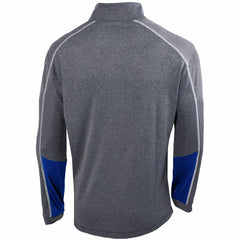 New York Knicks Omni-Wick Shotgun 2.0 Quarter-Zip Pullover Top Heathered Gray/Blue - NBA