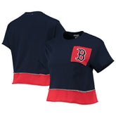 Boston Red Sox Refried Apparel Women's Cropped T-Shirt - MLB