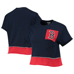 Boston Red Sox Refried Apparel Women's Cropped T-Shirt - MLB