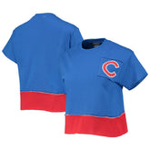 Chicago Cubs Refried Apparel Women's Cropped T-Shirt - MLB