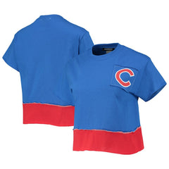Chicago Cubs Refried Apparel Women's Cropped T-Shirt - MLB