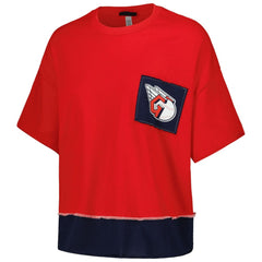Cleveland Guardians Refried Apparel Women's Cropped T-Shirt - MLB